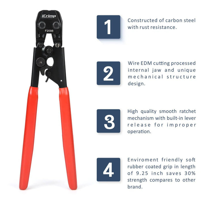 Characteristics of Ratchet Clamp Cinch Tool Crimper Tool