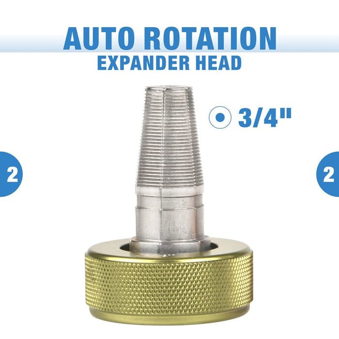 3/4" AUTO Rotation expander head