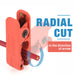 radial cut