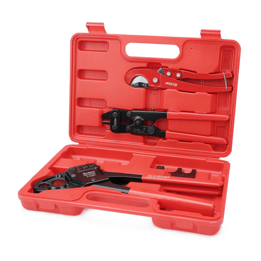 Dual Size PEX Crimping Tool Kit