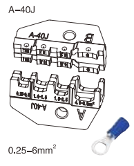 Regular Crimping Die Sets Selection Used both in Pneumatic Crimping Tool AM-10 and Electrical Crimping Tool EM-6B2