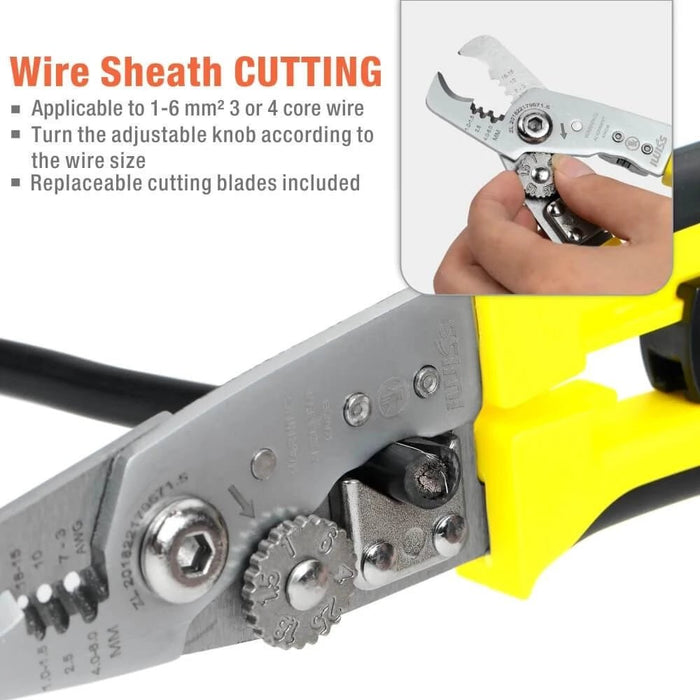 Wire sheath cutting