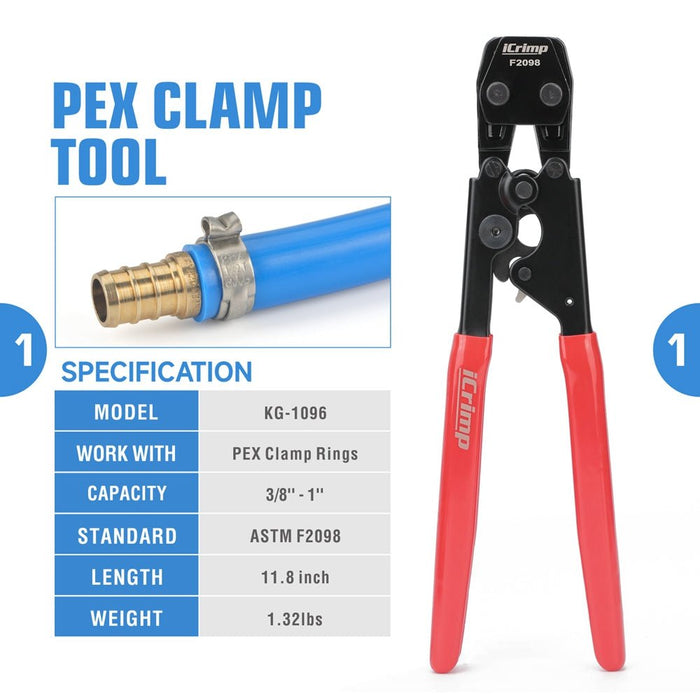 KG1096 PEX Clamp Tool