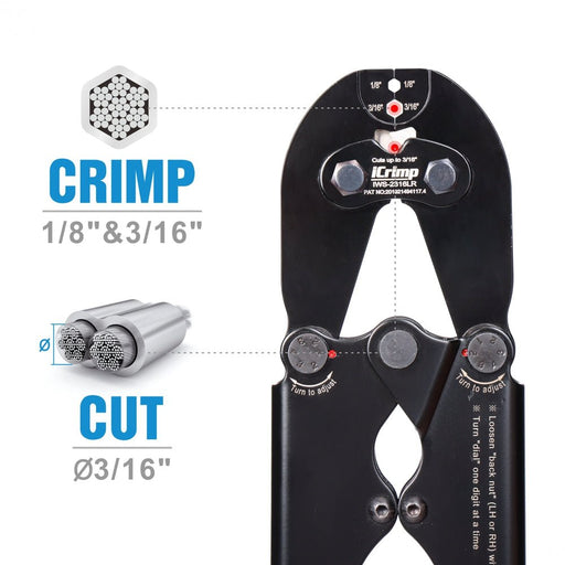 Stainless Steel Swage Stud Crimping tool