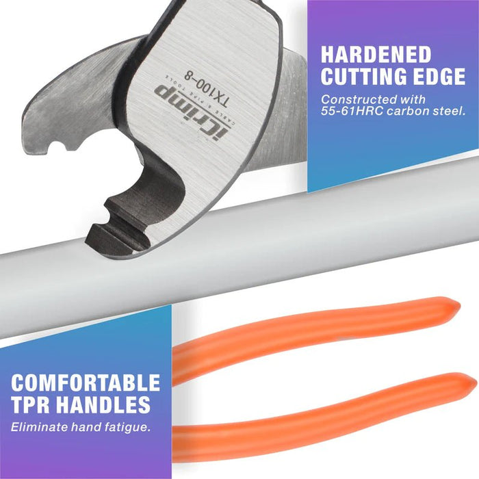 Hardened cutting edge