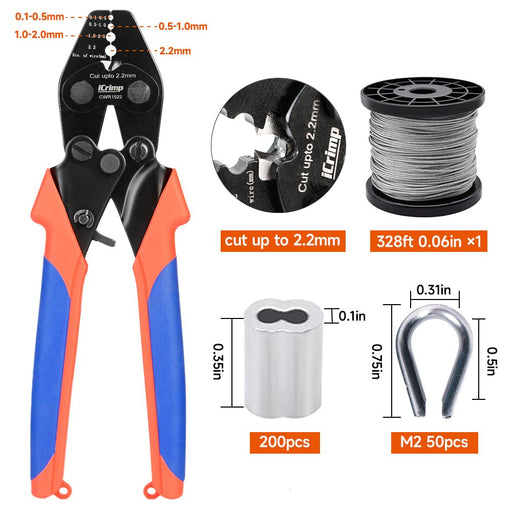 Wire Rope Crimping Tool Set