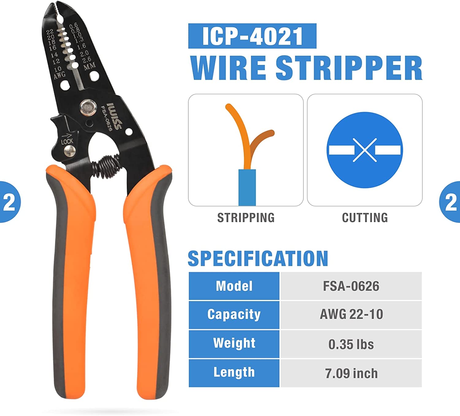 Quick Change Ratcheting Crimping Tool Kit with Wire Stripper — iCrimp Tools